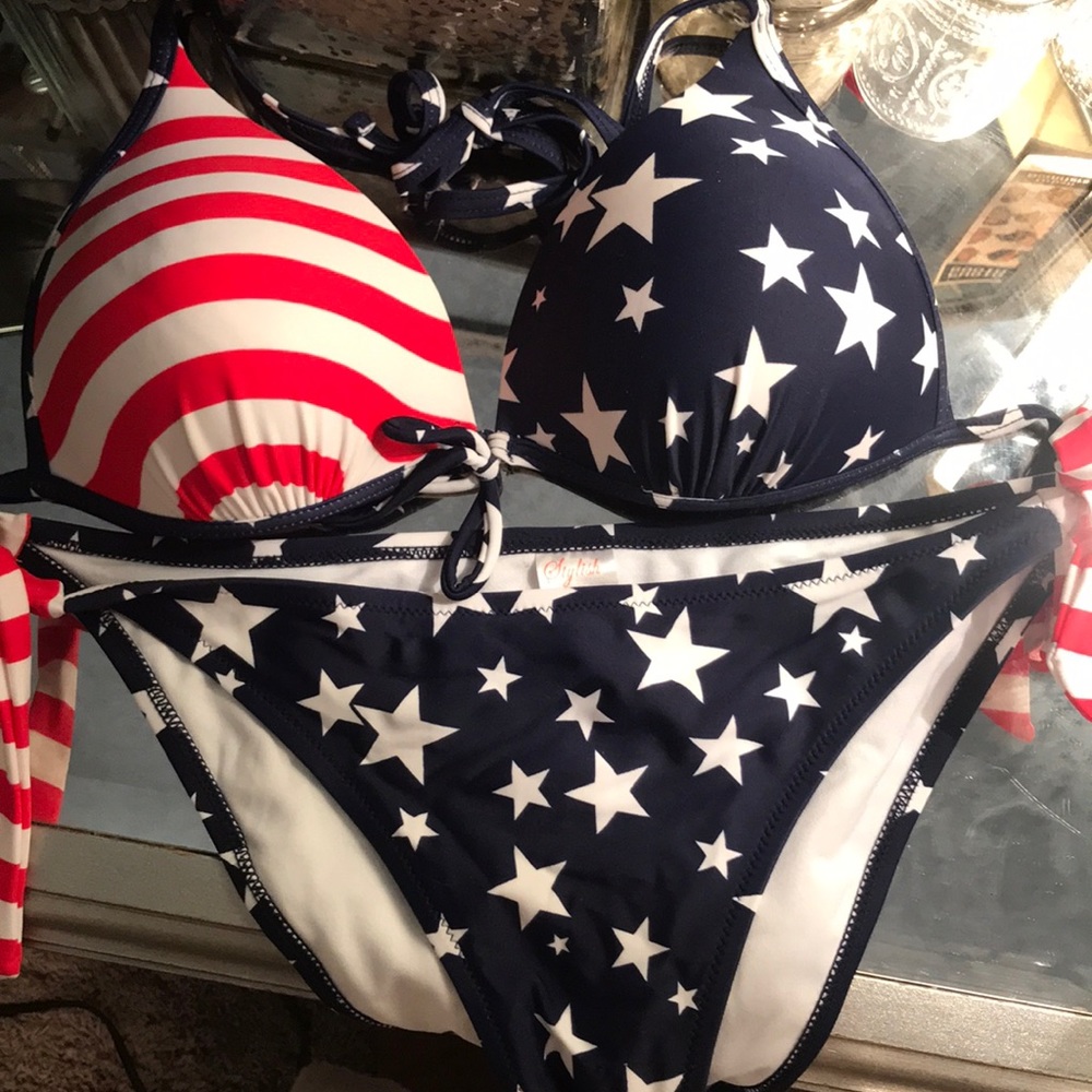 American flag bikini